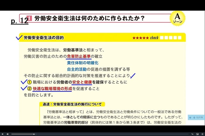 フォーサイト社労士講座の講義視聴(バーチャル講師真田アカネ4)